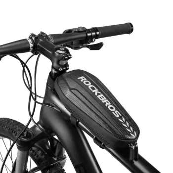 Rockbros B62-1 Handlebar or Frame Bike Bag, 3L, Black