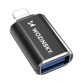 Wozinsky USB-A to Lightning cable 1m black - MFi-certified, fast charging & syncing