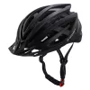 Wozinsky MTB Bike Helmet with Removable Visor and USB Rear Light 54-57 cm - Black
