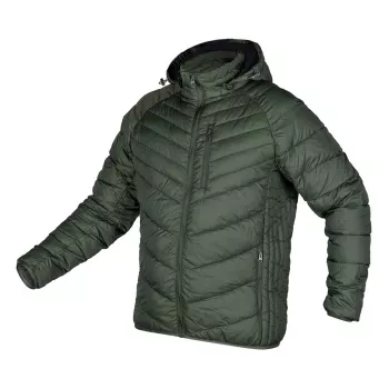 NEO TOOLS Mix&Match Quilted Puffer Jacket Lightweight Olive-Black Size XXXL