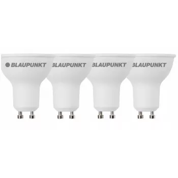 Blaupunkt LED Bulb GU10 5W, 500 lm, 2700 K, 4 Pieces (BLAUPUNKT-GU10-5W-WW-4)