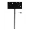 WHEEL STAND PRO WSP-UP-G7-CSL-WHL-PLT Wheel Plate for Fanatec CSL Elite - Black Steel