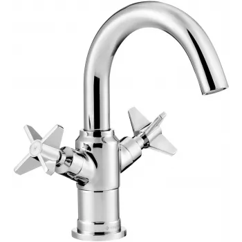 DEANTE Arnika Nero single-lever washbasin tap with deck mounting, matt black