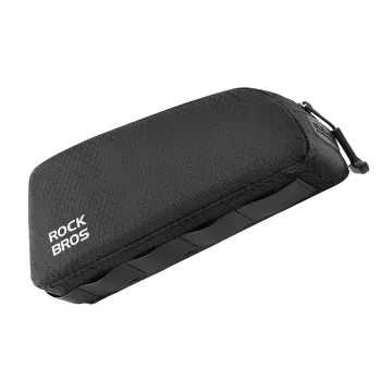 ROCKBROS Bicycle Top Tube Frame Bag 0.9L - Black