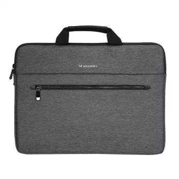 Wozinsky WTL-15 15.6 inch Laptop Bag with Handle and Metal Zip - Grey