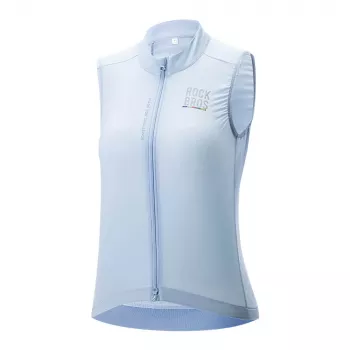ROCKBROS ROAD TO SKY Women's Gilet, Lightweight and Breathable, for Cycling - Blue, Size S