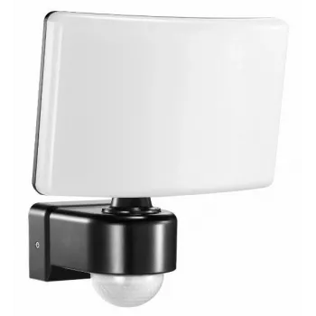ORNO TOS LED Floodlight 30W with Motion Sensor Black 4000K IP65