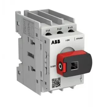 ABB OT Plus OT63G1-3MS 63 A 3-Pole Switch Disconnector with Handle