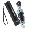 ROCKBROS TG-8601 Ratchet Bicycle Multitool with S2 Steel Bits, Cylindrical Aluminium Housing, Black