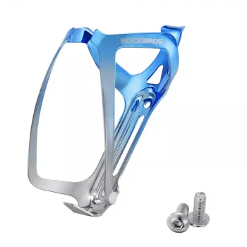 ROCKBROS RKL02 Aluminium Bottle Cage - Blue-Silver