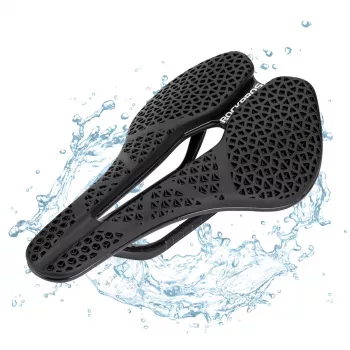 Rockbros LF0214 Anatomic 3D Waterproof Bicycle Saddle - Black