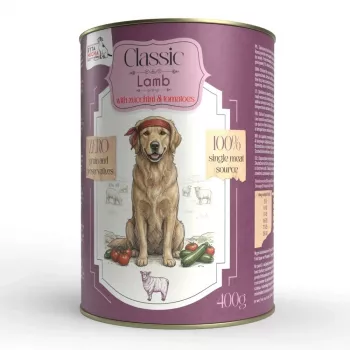 SYTA MICHA Classic Mono Lamb with Courgette Wet Food for Dogs 400g