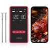 METAPEN Meatmeet X Pro Bluetooth/Wi-Fi Kitchen Thermometer with App for Grill, Oven, Smoker - Black