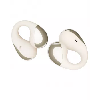 Soundpeats PearlClip Pro Open-Ear Clip-On Wireless Earphones with 64-Hour Battery, Bluetooth 5.3, ENC Microphones, IPX4 – Beige