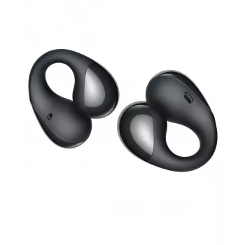 Soundpeats PearlClip Pro True Wireless Open-Ear Clip-On Headphones with AI ENC, Bluetooth 5.3, 32h Battery, IPX4, Black