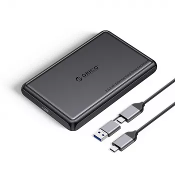 ORICO DDL25-C3 2.5-inch HDD/SSD Enclosure USB-C 5Gbps Black