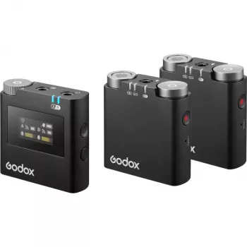 Godox Virso M2 2.4 GHz Wireless Microphone System for Recording