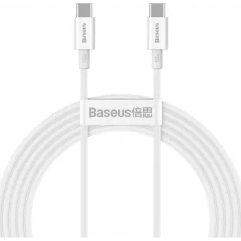 Baseus Superior Series USB-C to USB-C Cable 100W 2m White
