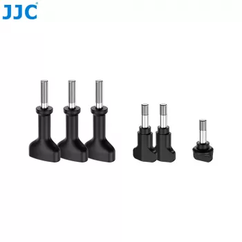 JJC SK-6 M5 Thumbscrew Set for Action Cameras (6-Pack, Black)