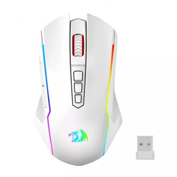 Redragon M914W-RGB NIX Wireless Gaming Mouse, 5000 DPI, White