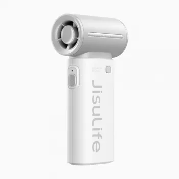 JISULIFE Handheld Fan Life9 3600mAh Portable USB Fan with Power Bank - Grey