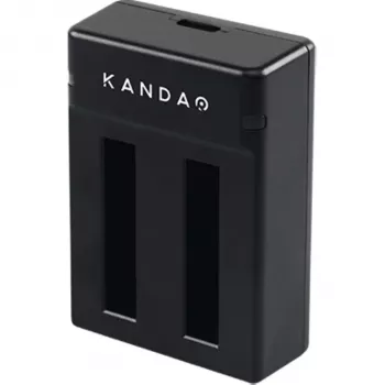 Kandao QooCam EGO Dual Charger with USB-C, LED Indicators, Overcharge Protection