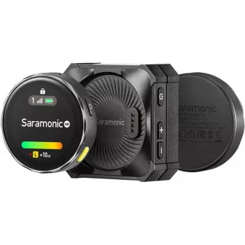 Saramonic BLINKME B2 2-Person Wireless Microphone System with Touchscreen, Built-in Recording and Charging Case