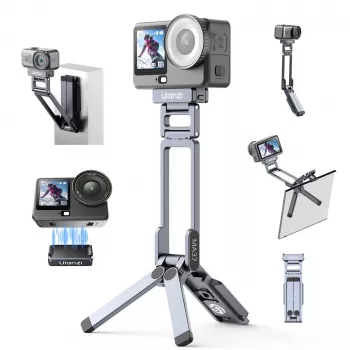 ULANZI MA37 Magnetic Mini Tripod Handle for DJI Osmo Action 6 Nano Arca-Swiss Grey