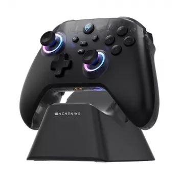 Machenike G3 V2 Wireless Gamepad with Charging Dock for PC, Switch, Mobile Devices - Black