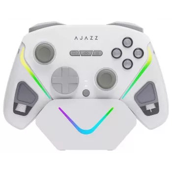 AJAZZ GP100S Wireless Gamepad with Charging Dock, White