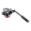 Manfrotto MVH502AH Fluid Video Head with Flat Base, 4 kg Payload, 75 mm Base, Black