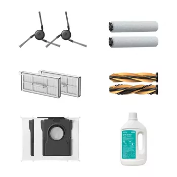 MOVA Z60 Ultra Roller Accessory Set - Main Brush, 4 Side Brushes, 2 HEPA Filters, 2 Mop Pads, Cleaning Tool