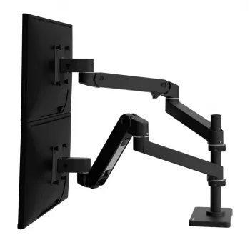 Ergotron LX Pro Dual Monitor Arm Desk Mount for 2 Displays up to 24