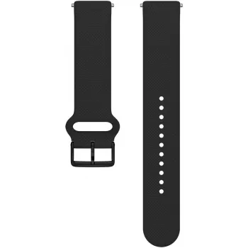 Polar Ignite 3 Silicone Wristband 20 mm S-L, Black