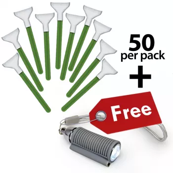 Visible Dust MXD100 Green 1.0x Vswabs Bulk 50 Pieces