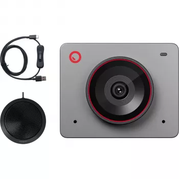 OBSBOT Meet 2 Combo Space Grey 4K AI Webcam with Magnetic Stand, Mini Tripod and Bag