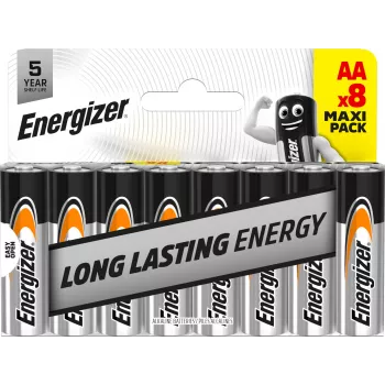 Energizer Everyday AA/LR6 alkaline batteries (DHP8)