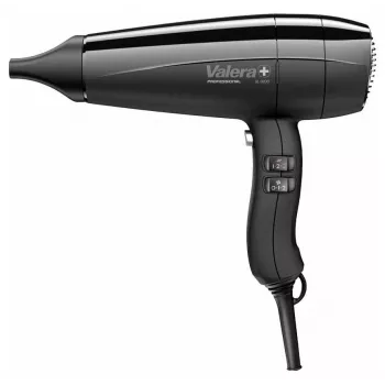 Valera Swiss Light SL 3200 Hair Dryer Black 1800 W Ionic Cool Shot 2 Concentrators