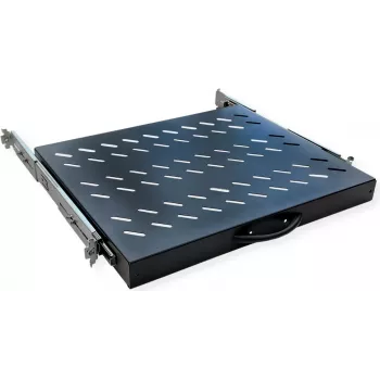 VALUE 19 inch Pull-Out Shelf for Racks up to 800 mm Depth, 420 x 568 mm, 25 kg Load Capacity