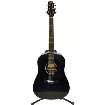 Samick D-1 BK Dreadnought Acoustic Guitar - Black