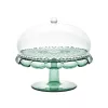 Guzzini Vanity Cake Stand with Dome Matcha Green