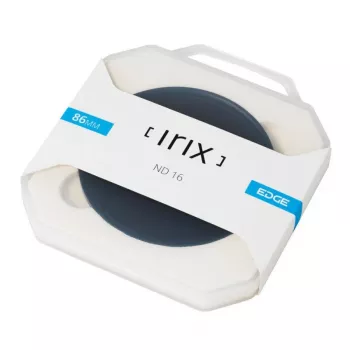 Irix Edge ND16 Neutral Density Filter 86mm - 4-Stop Light Reduction, Multi-Coated Optical Glass, Slim Aluminium Frame
