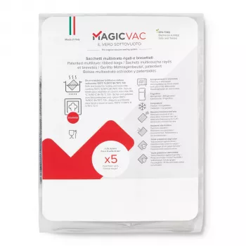 MagicVac 50 Vacuum Sealer Bags 40x50 cm – Embossed, BPA-Free, Boil- and Sous-Vide-Suitable