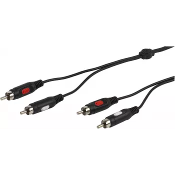Vivanco Audio Cable 2xRCA to 2xRCA 1.5 m (VVA2RCA15MMK)