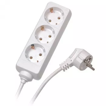 Vivanco Extension Cable 3-Way 1.4 m, White (VVELSTR3SCHWP)