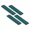 ROSE&TULIPANI Set of 4 Rectangular Trays Concerto Ottanio - Blue-Green, 32 x 8 cm