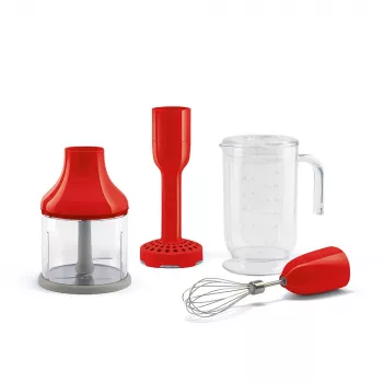 Smeg HBAC11RD Whisk and Potato Masher Attachment Set for HBF02 Hand Blender