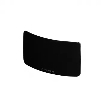 Vivanco VVTVANTMCIRCLE Indoor Antenna for DVB-T/T2 with 28 dB Gain, LTE/4G/5G Filter, DAB/DAB+ Support, Black