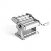 Marcato Atlas+ ICE Manual Pasta Machine, 150 mm Rollers, 10 Thickness Settings, Chrome-Plated Steel Body, Ice