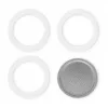 Bialetti 9-Cup Moka Pot Spare Parts Set – 3 Gaskets & 1 Filter